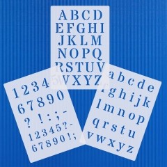 Schablonen-Set Buchstaben & Zahlen - VBS Hobby